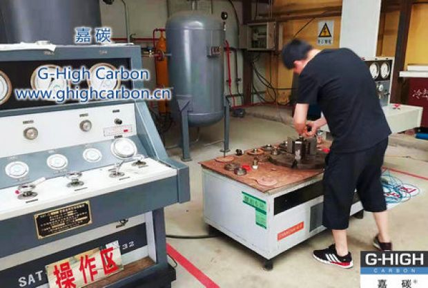 完成安全閥校驗，保障增碳劑生產安穩